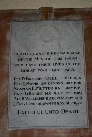 Southleigh - Great War Memorial